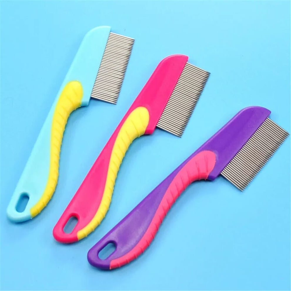 Anti-Lice Stainless Steel Comb with Metal Teeth