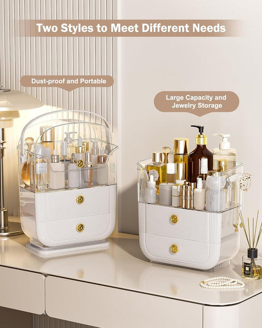 Portable 2 Drawer Premium Makeup Organizer