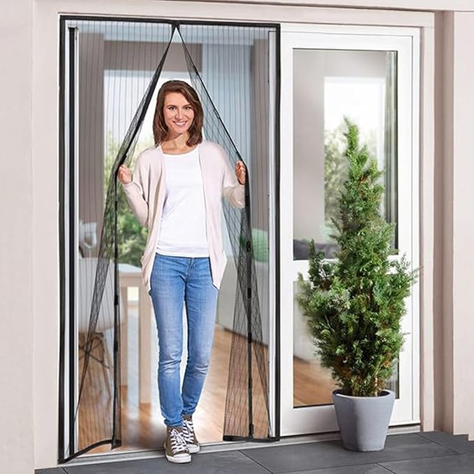 Magnetic Screen Mosquito Free Door Net (78 Inch x 42 Inch)